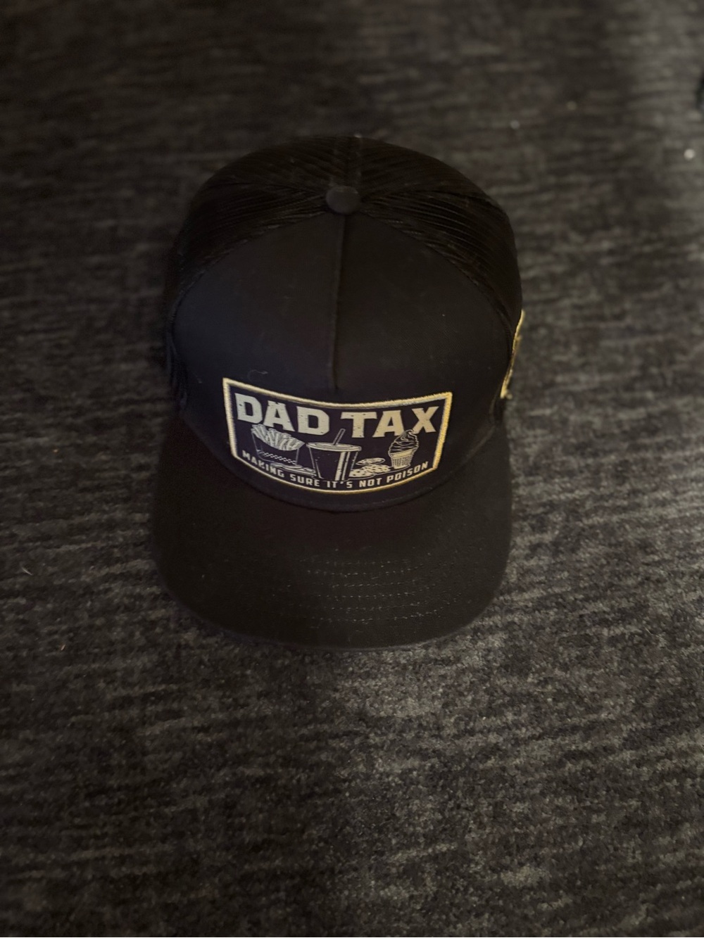 Grunt Style Black "Dad Tax" Trucker Hat